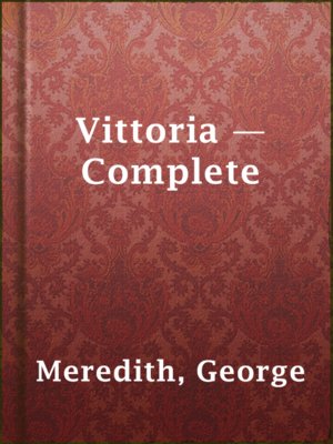 cover image of Vittoria — Complete